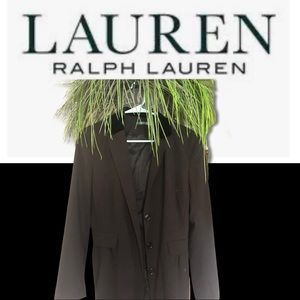 Ralph Lauren Black rider jacket w/tapered waist